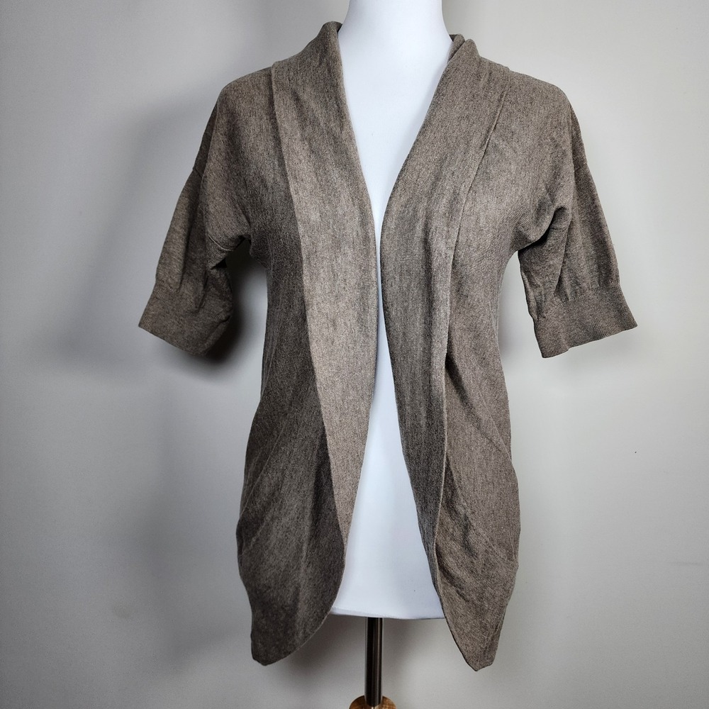 Banana Republic Cardigan Womens Small Knit Wool Cashmere Blend Luxury Open Front